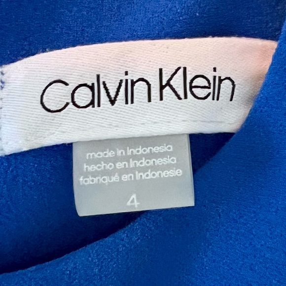 NWOT Calvin Klein royal blue dress size 4. Great for work and a night ou… - Picture 4 of 7